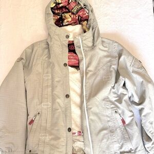 Levi’s 686 Snowboard Women’s Jacket Ski Winter Gray Size Medium